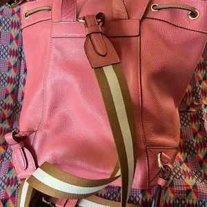 Coach | Bags | Peach Coach Leather Backpack | Poshmark display picture 3